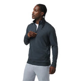 Vuori 01. MENS APPAREL - MENS HOODIES|SWEATERS - MENS PO Q ZIP Men's Coronado 1/2 Zip HMD MIDNIGHT HEATHER