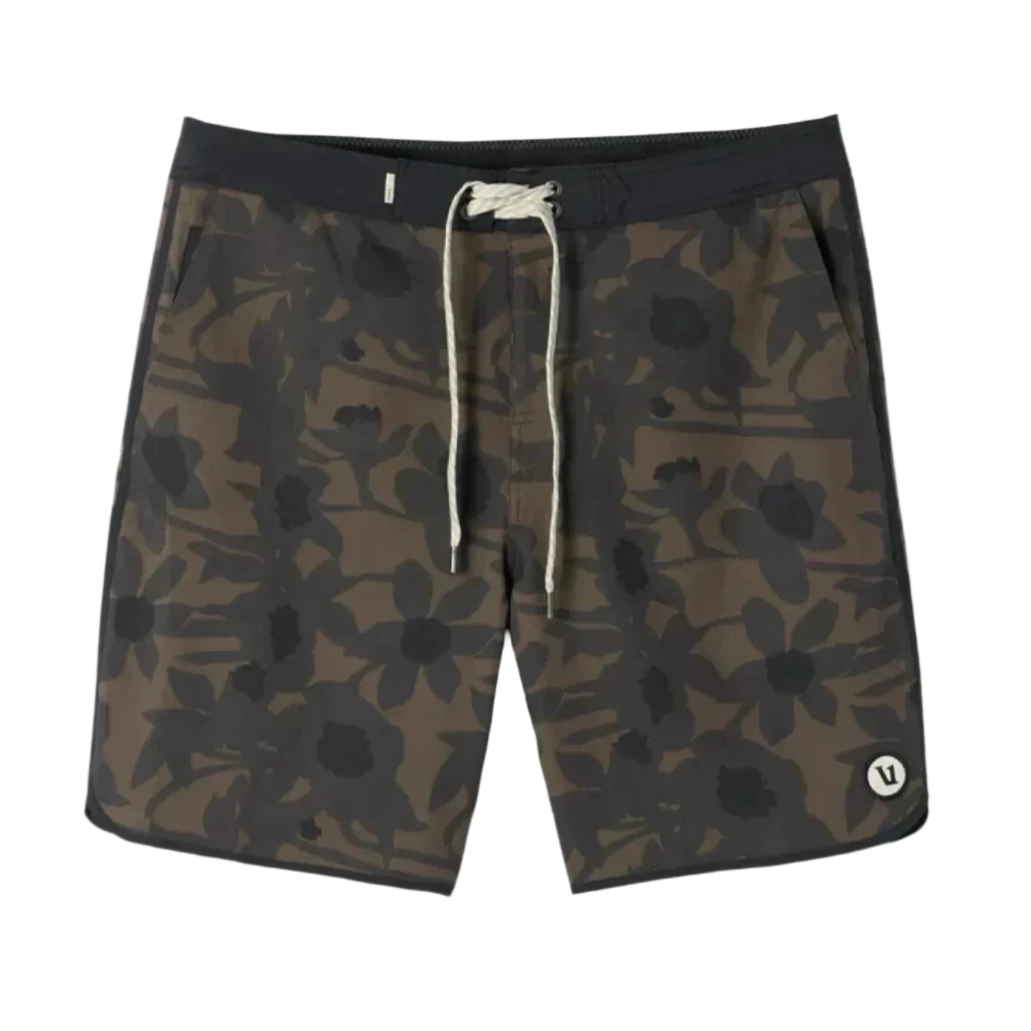 Vuori 01. MENS APPAREL - MENS SHORTS - MENS SHORTS SWIM Men's Cruise Boardshort DCA DARK COCOA ACACIA