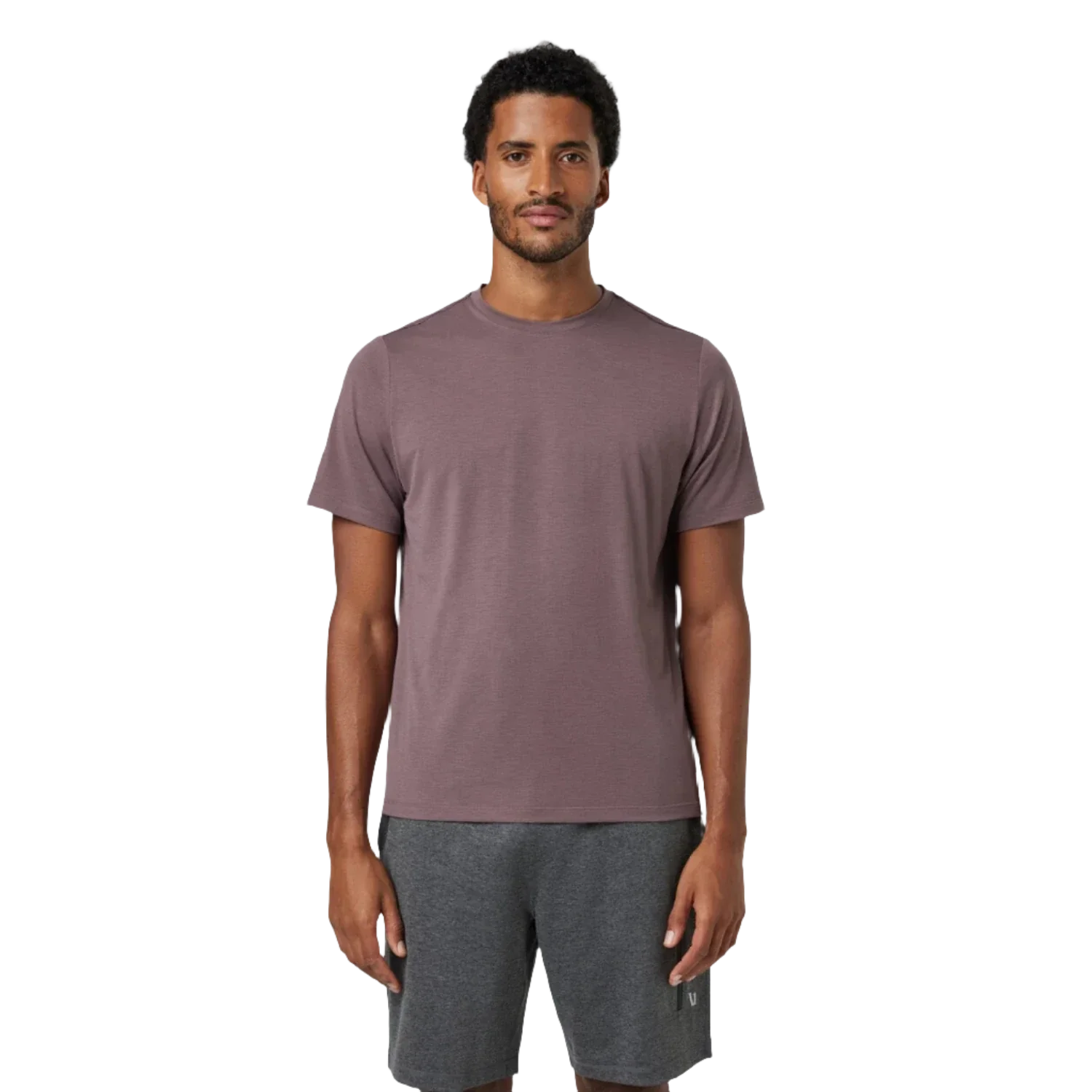 Vuori 01. MENS APPAREL - MENS SS SHIRTS - MENS SS ACTIVE Men's Current Tech Tee EBR ELDERBERRY