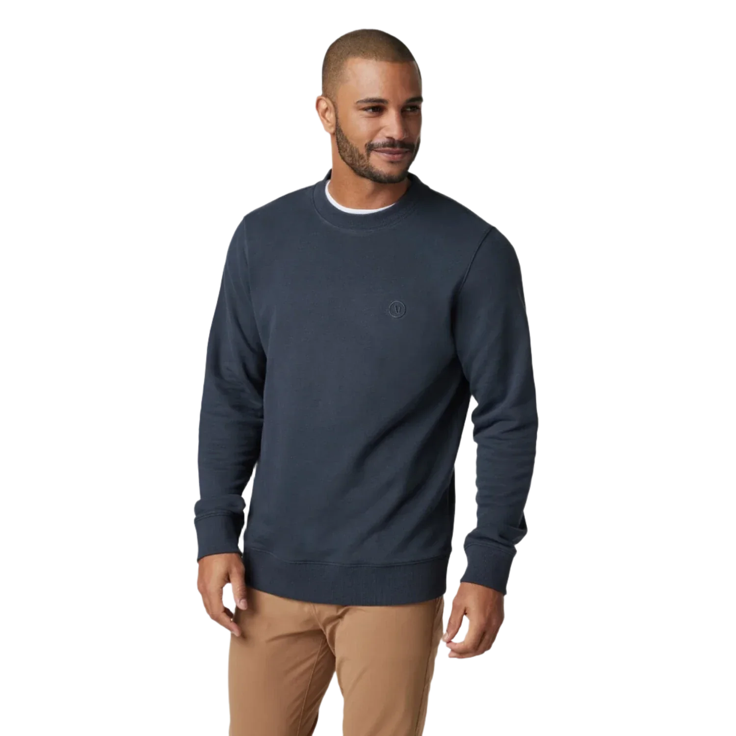 Vuori 01. MENS APPAREL - MENS HOODIES|SWEATERS - MENS PO SWEATERS Men's Cypress Crew NVY NAVY