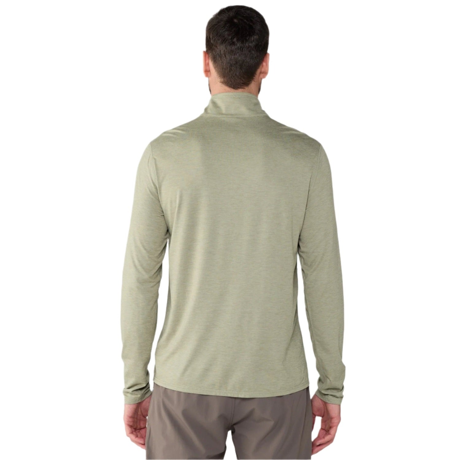 Vuori 01. MENS APPAREL - MENS HOODIES|SWEATERS - MENS PO Q ZIP Men's Ease Performance 1/2 Zip 2.0 HLA LAUREL HEATHER