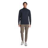 Vuori 01. MENS APPAREL - MENS HOODIES|SWEATERS - MENS PO Q ZIP Men's Ease Performance 1/2 Zip 2.0 HIN INK HEATHER