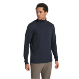 Vuori 01. MENS APPAREL - MENS HOODIES|SWEATERS - MENS PO Q ZIP Men's Ease Performance 1/2 Zip 2.0 HIN INK HEATHER