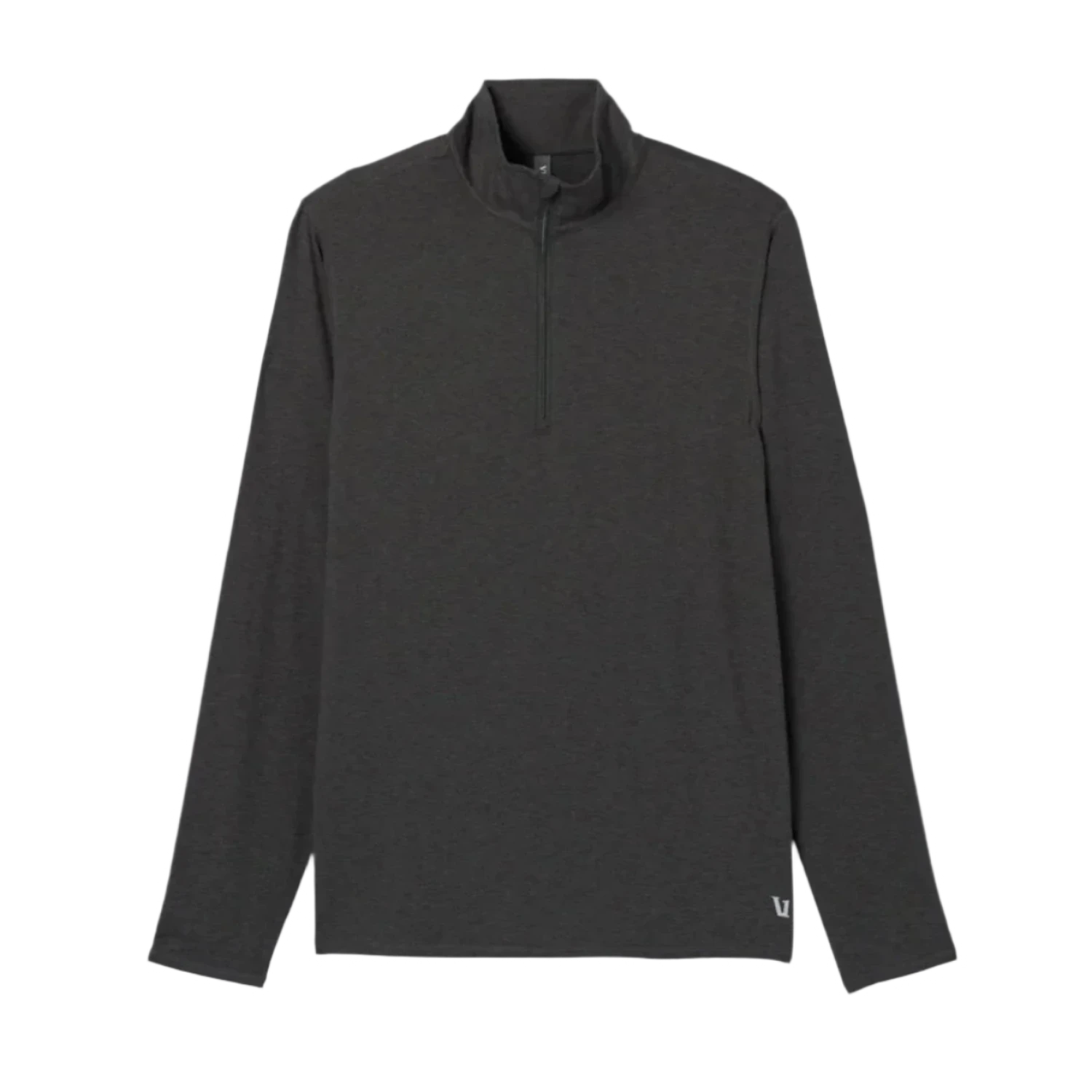 Vuori 01. MENS APPAREL - MENS HOODIES|SWEATERS - MENS PO Q ZIP Men's Ease Performance 1/2 Zip 2.0 HCC CHARCOAL HEATHER