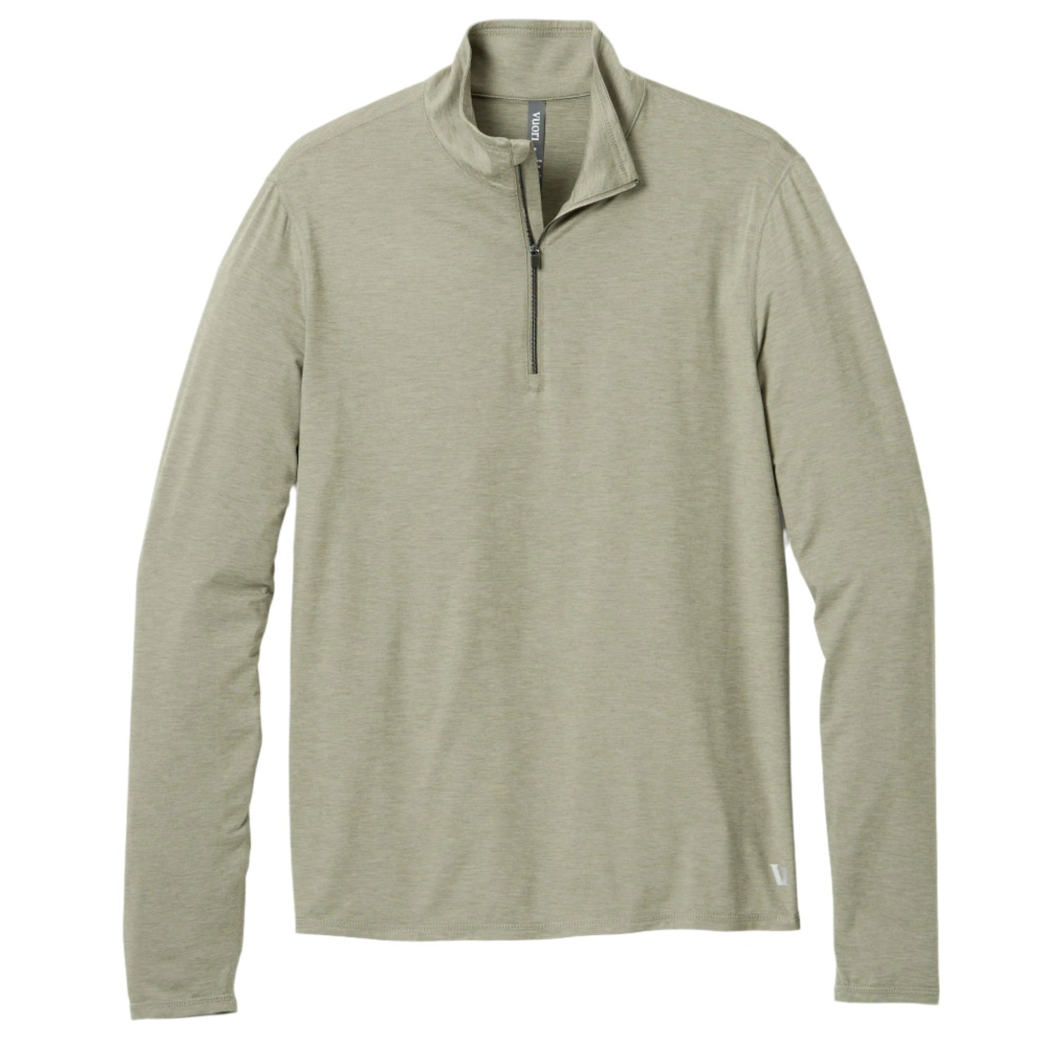 Vuori 01. MENS APPAREL - MENS HOODIES|SWEATERS - MENS PO Q ZIP Men's Ease Performance 1/2 Zip 2.0 HLA LAUREL HEATHER