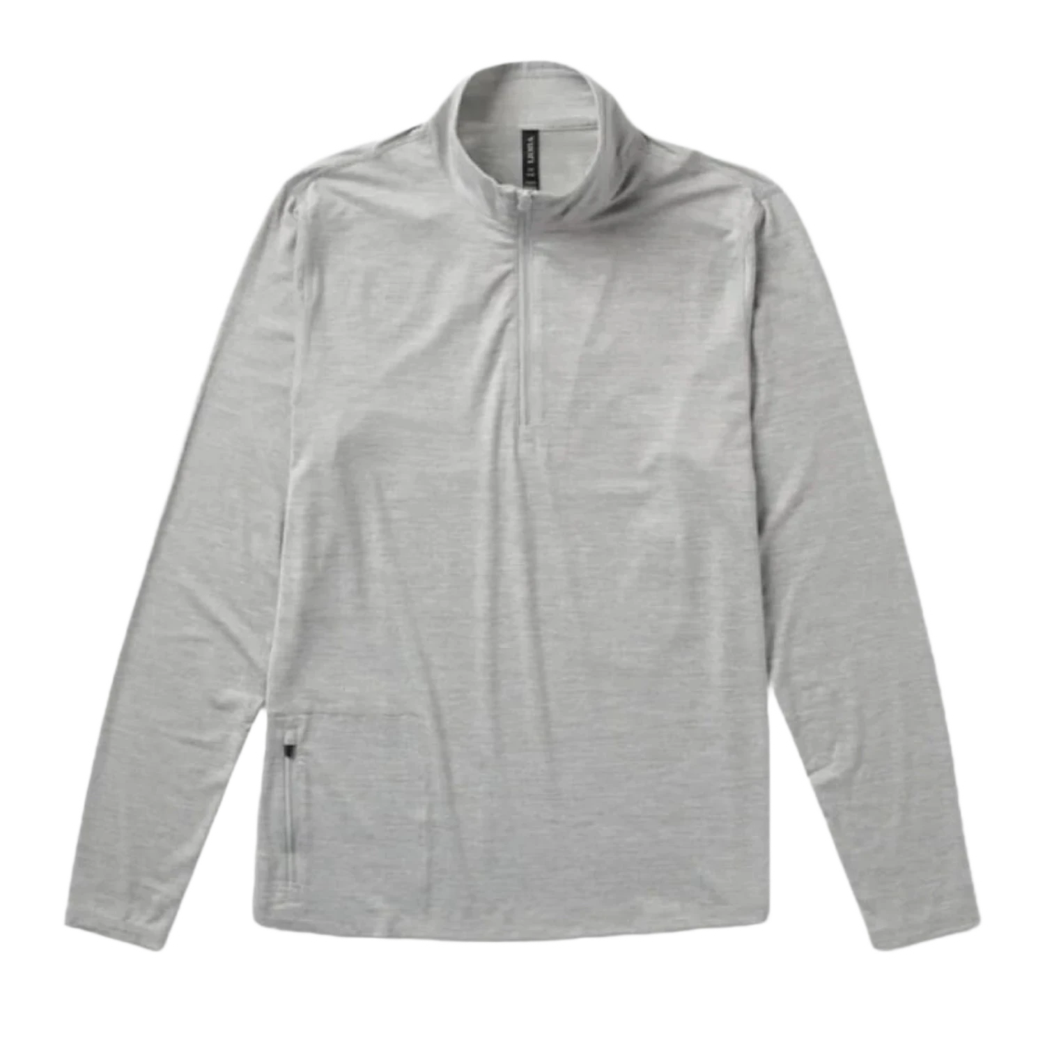 Vuori 01. MENS APPAREL - MENS HOODIES|SWEATERS - MENS PO Q ZIP Men's Ease Performance 1/2 Zip 2.0 LHG LIGHT HEATHER GREY