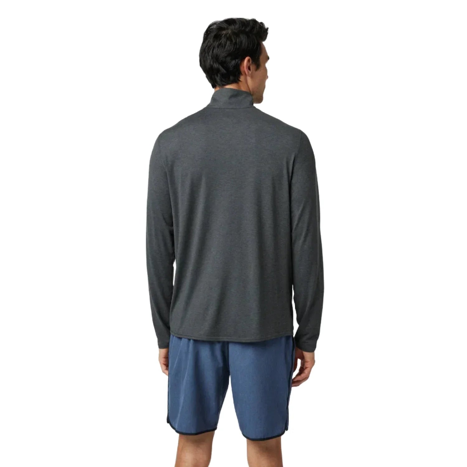 Vuori 01. MENS APPAREL - MENS LS SHIRTS - MENS LS ACTIVE Men's Ease Performance 1/2 Zip 2.0 HCC CHARCOAL HEATHER