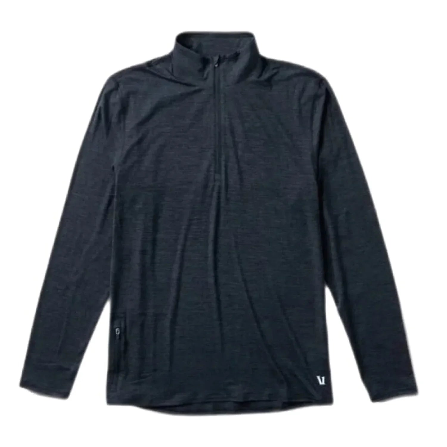 Vuori 01. MENS APPAREL - MENS LS SHIRTS - MENS LS ACTIVE Men's Ease Performance 1/2 Zip 2.0 HIN INK HEATHER