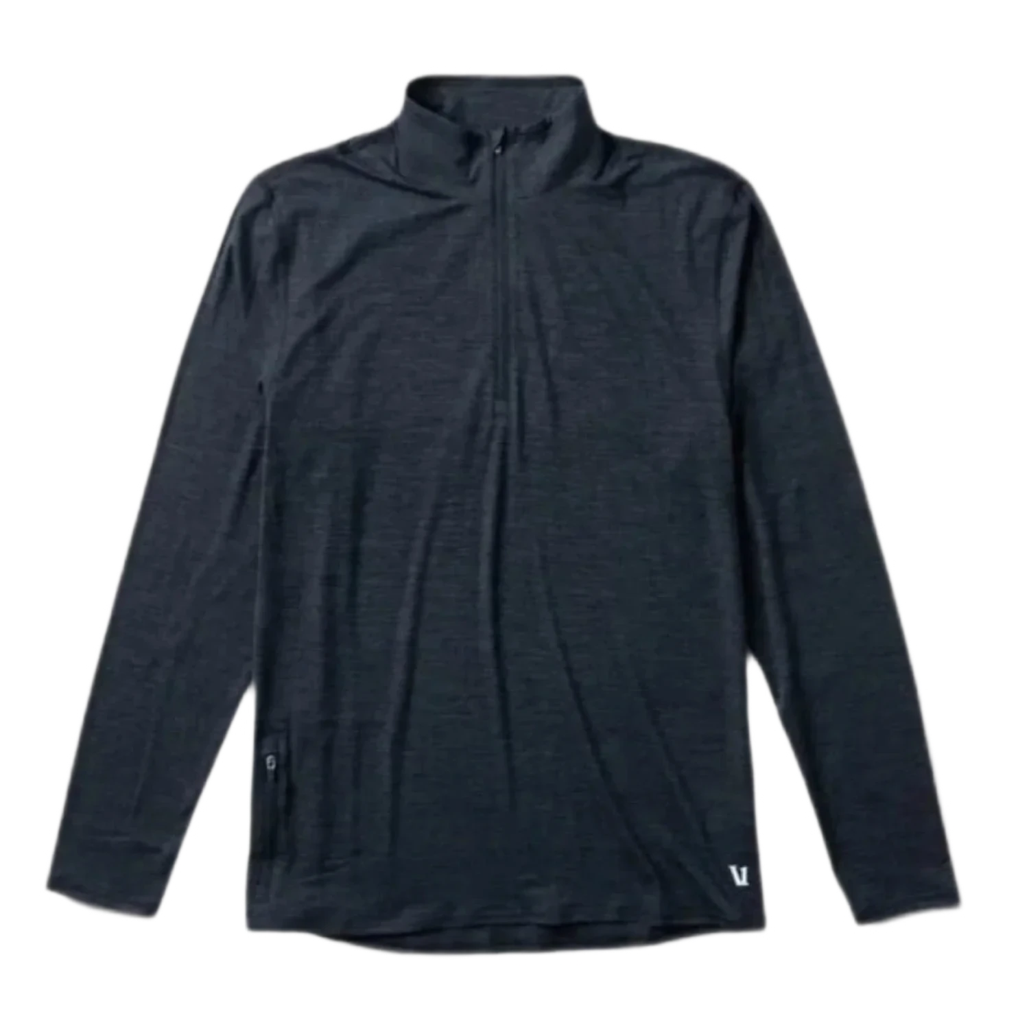 Vuori 01. MENS APPAREL - MENS LS SHIRTS - MENS LS ACTIVE Men's Ease Performance 1/2 Zip 2.0 HIN INK HEATHER