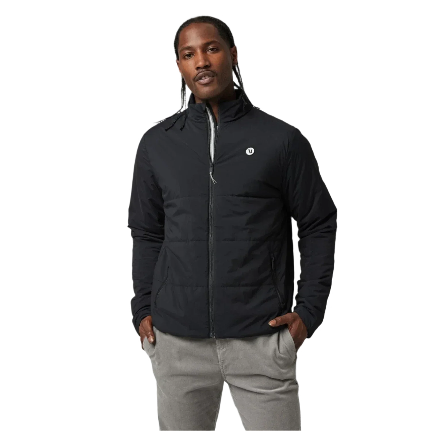 Vuori 01. MENS APPAREL - MENS JACKETS - MENS JACKETS INSULATED Men's Echo Insulated Jacket 2.0 BLK BLACK