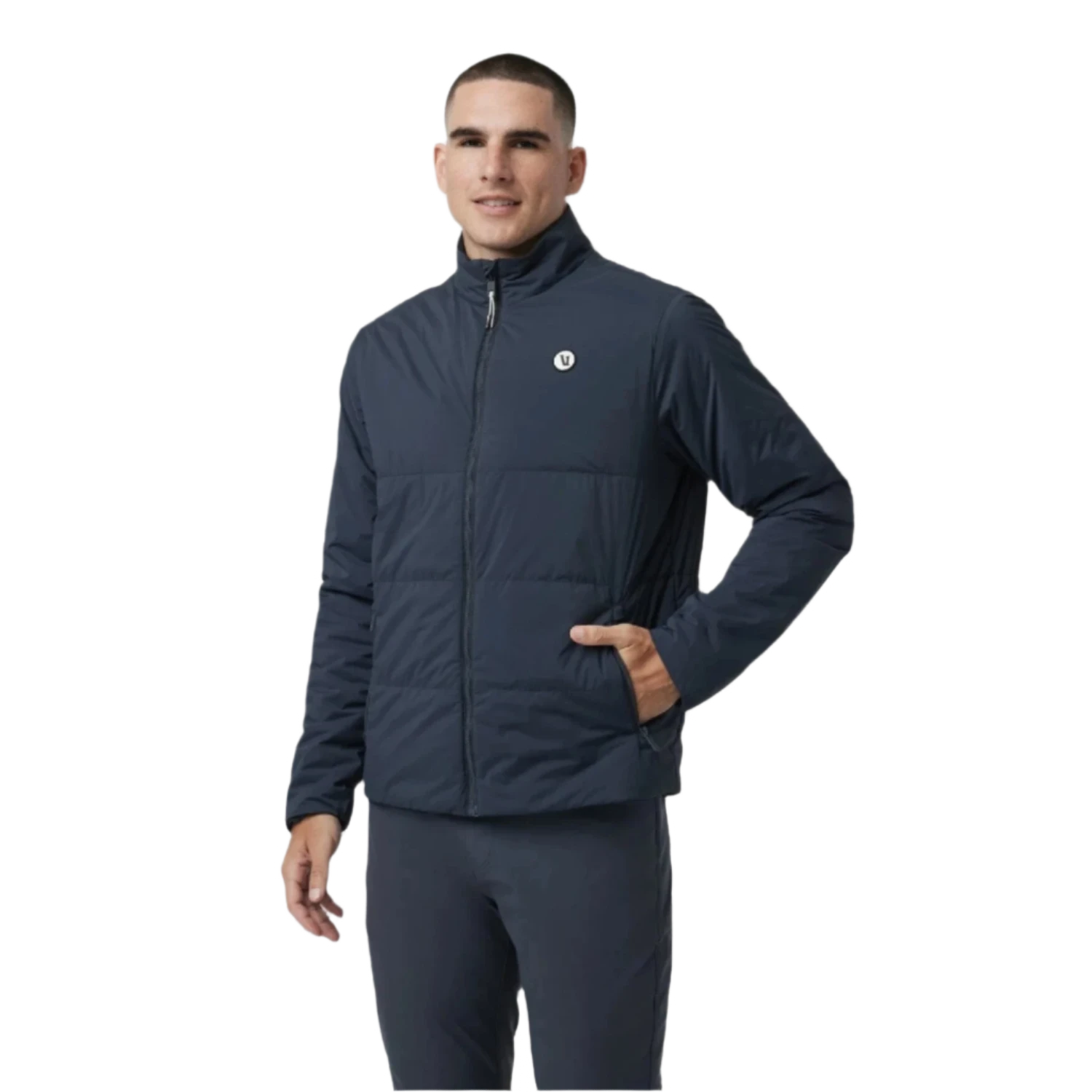 Vuori 01. MENS APPAREL - MENS JACKETS - MENS JACKETS INSULATED Men's Echo Insulated Jacket 2.0 NVY NAVY