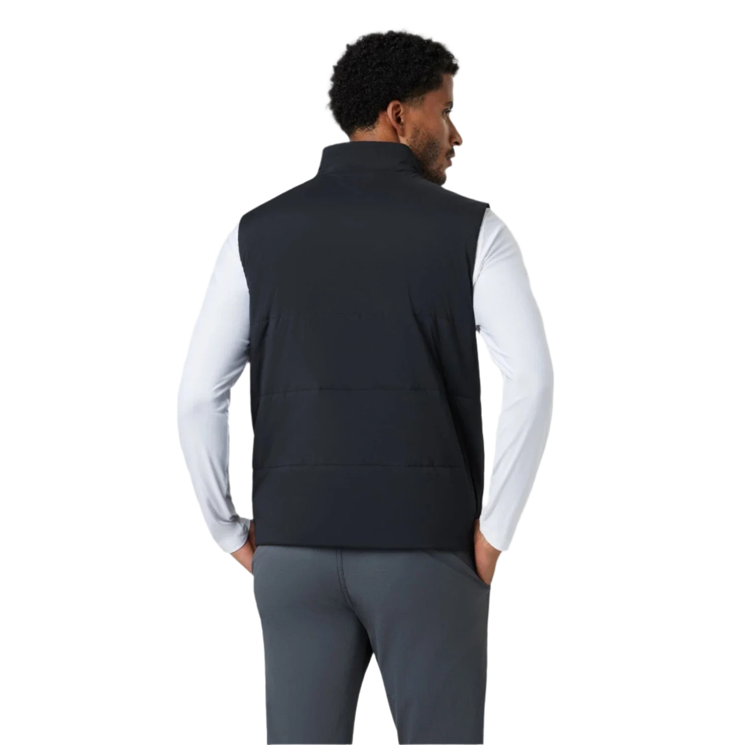 Vuori 01. MENS APPAREL - MENS VEST - MENS VEST INSULATED Men's Echo Insulated Vest 2.0 BLK BLACK