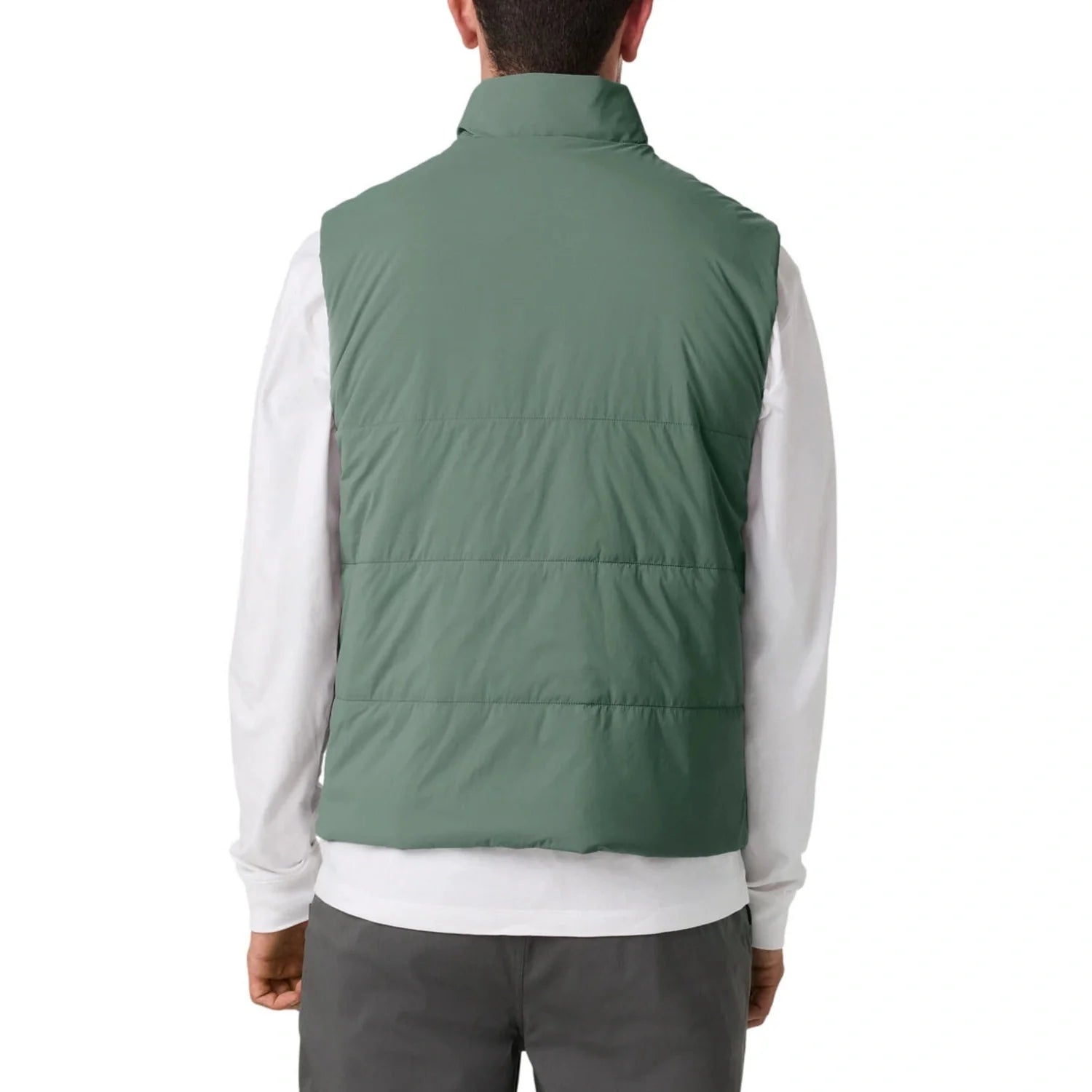 Vuori 01. MENS APPAREL - MENS VEST - MENS VEST INSULATED Men's Echo Insulated Vest 2.0 THY THYME
