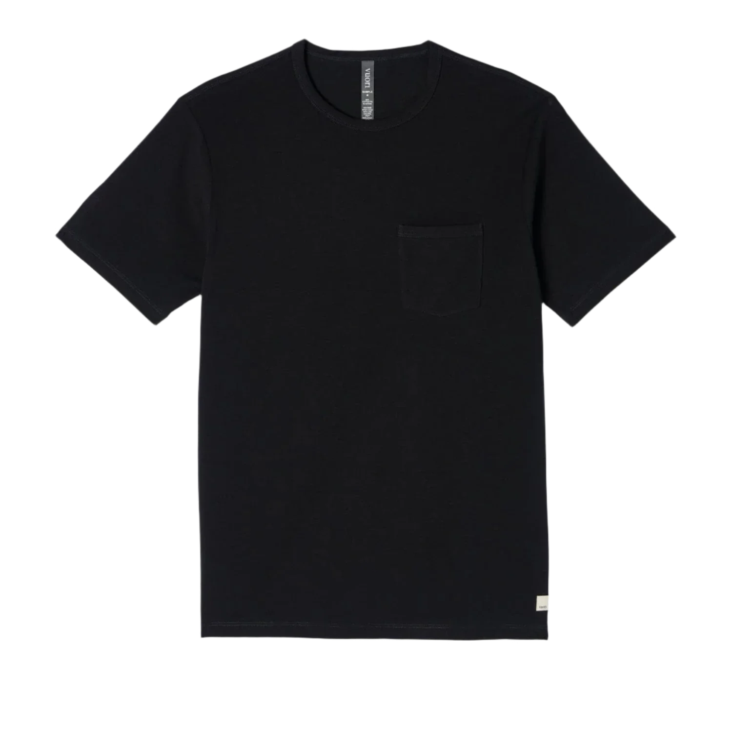 Vuori 01. MENS APPAREL - MENS T-SHIRTS - MENS T-SHIRT SS Men's Feather Pocket Tee BLK BLACK