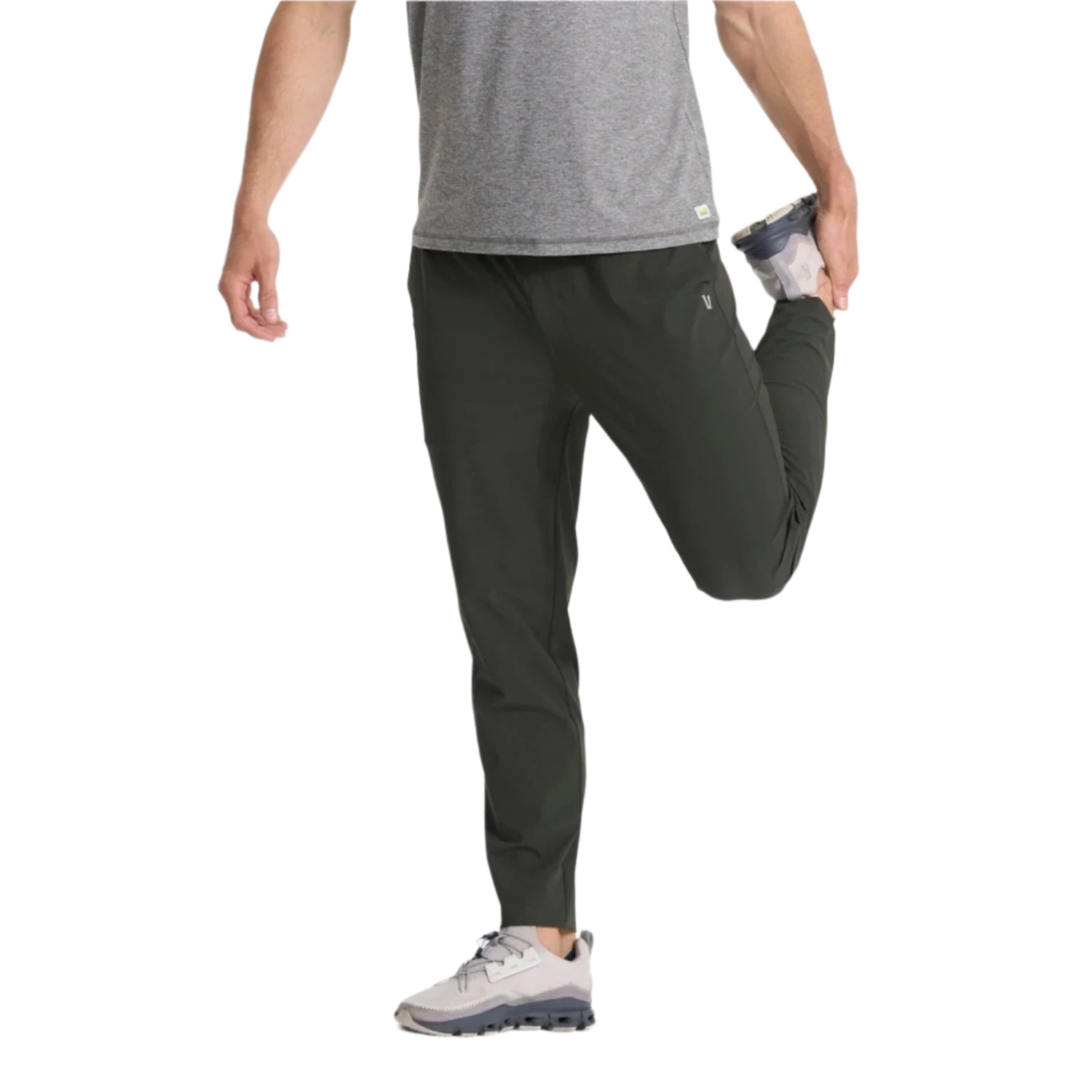 Vuori 01. MENS APPAREL - MENS PANTS - MENS PANTS ACTIVE Men's Fleet Pant DOR DARK OREGANO