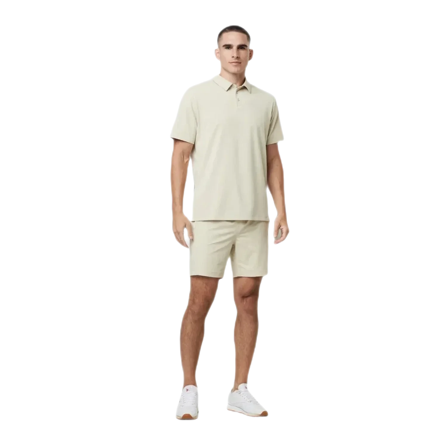 Vuori 01. MENS APPAREL - MENS SS SHIRTS - MENS SS POLO Men's Gamepoint Polo CSW CASHEW