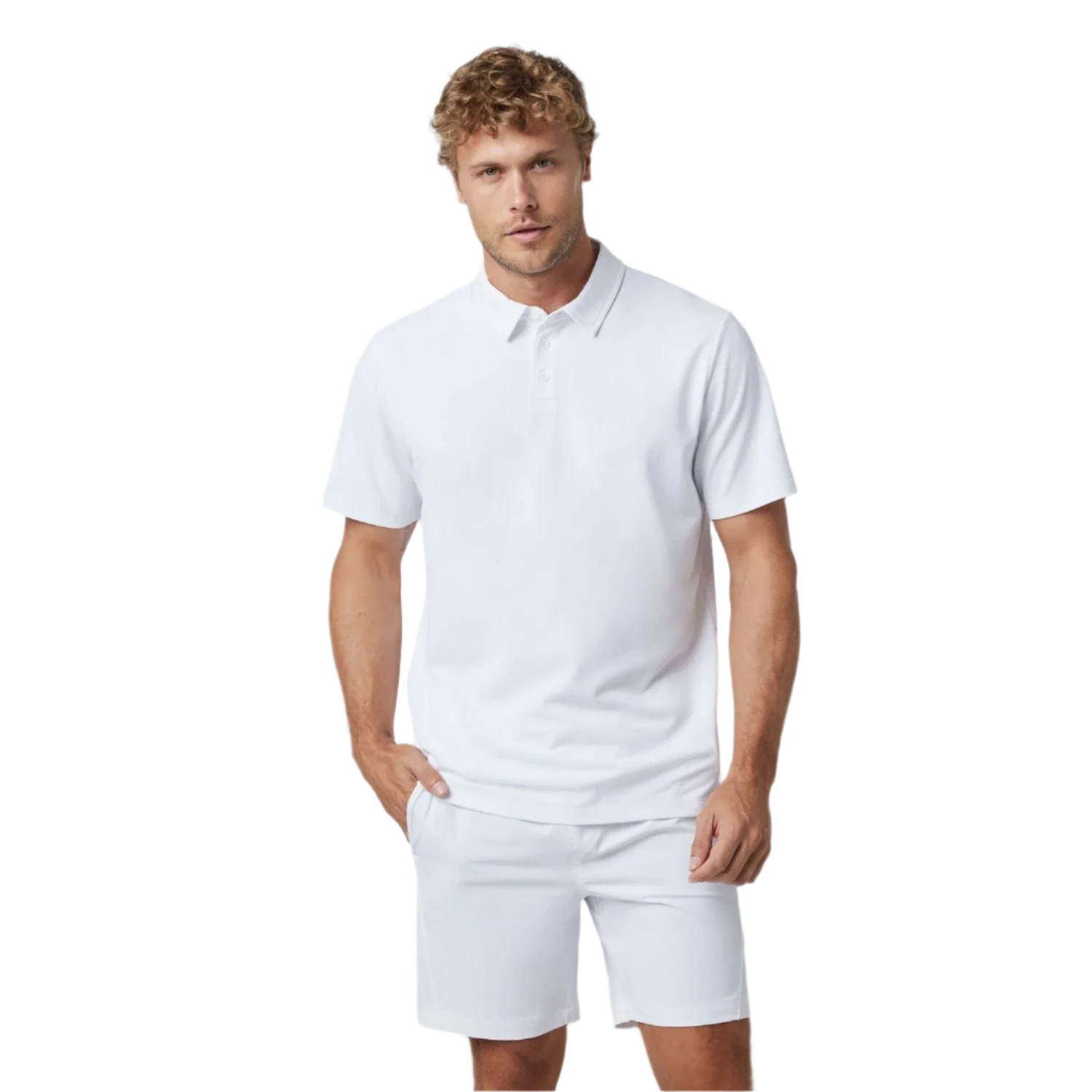 Vuori 01. MENS APPAREL - MENS SS SHIRTS - MENS SS POLO Men's Gamepoint Polo WHT WHITE