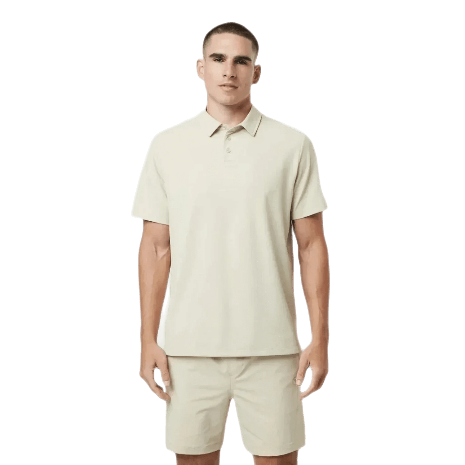 Vuori 01. MENS APPAREL - MENS SS SHIRTS - MENS SS POLO Men's Gamepoint Polo CSW CASHEW