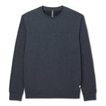 Vuori 01. MENS APPAREL - MENS HOODIES|SWEATERS - MENS PO SWEATERS Men's Jeffreys Crew 2.0 HNV NAVY HEATHER
