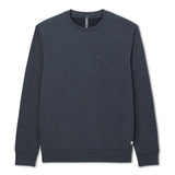 Vuori 01. MENS APPAREL - MENS HOODIES|SWEATERS - MENS PO SWEATERS Men's Jeffreys Crew 2.0 HNV NAVY HEATHER
