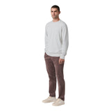 Vuori 01. MENS APPAREL - MENS HOODIES|SWEATERS - MENS PO SWEATERS Men's Jeffreys Crew 2.0 HWN WINTER GREY HEATHER