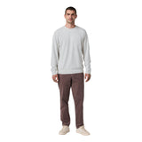 Vuori 01. MENS APPAREL - MENS HOODIES|SWEATERS - MENS PO SWEATERS Men's Jeffreys Crew 2.0 HWN WINTER GREY HEATHER