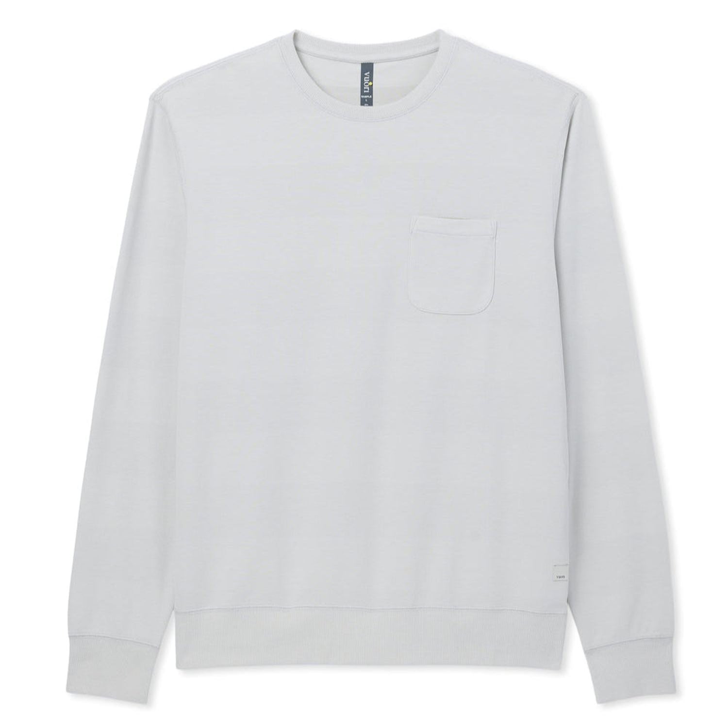 Vuori 01. MENS APPAREL - MENS HOODIES|SWEATERS - MENS PO SWEATERS Men's Jeffreys Crew 2.0 HWN WINTER GREY HEATHER