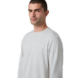 Vuori 01. MENS APPAREL - MENS HOODIES|SWEATERS - MENS PO SWEATERS Men's Jeffreys Crew 2.0 HWN WINTER GREY HEATHER