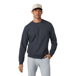 Vuori 01. MENS APPAREL - MENS HOODIES|SWEATERS - MENS PO SWEATERS Men's Jeffreys Crew 2.0 HNV NAVY HEATHER