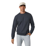 Vuori 01. MENS APPAREL - MENS HOODIES|SWEATERS - MENS PO SWEATERS Men's Jeffreys Crew 2.0 HNV NAVY HEATHER
