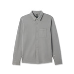 Vuori 01. MENS APPAREL - MENS HOODIES|SWEATERS - MENS PO SWEATERS Men's Jeffreys Overshirt HTO OLIVE HEATHER