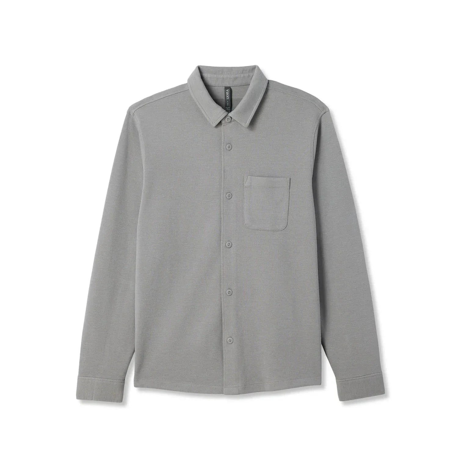 Vuori 01. MENS APPAREL - MENS HOODIES|SWEATERS - MENS PO SWEATERS Men's Jeffreys Overshirt HTO OLIVE HEATHER