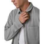 Vuori 01. MENS APPAREL - MENS HOODIES|SWEATERS - MENS PO SWEATERS Men's Jeffreys Overshirt GRY GREY