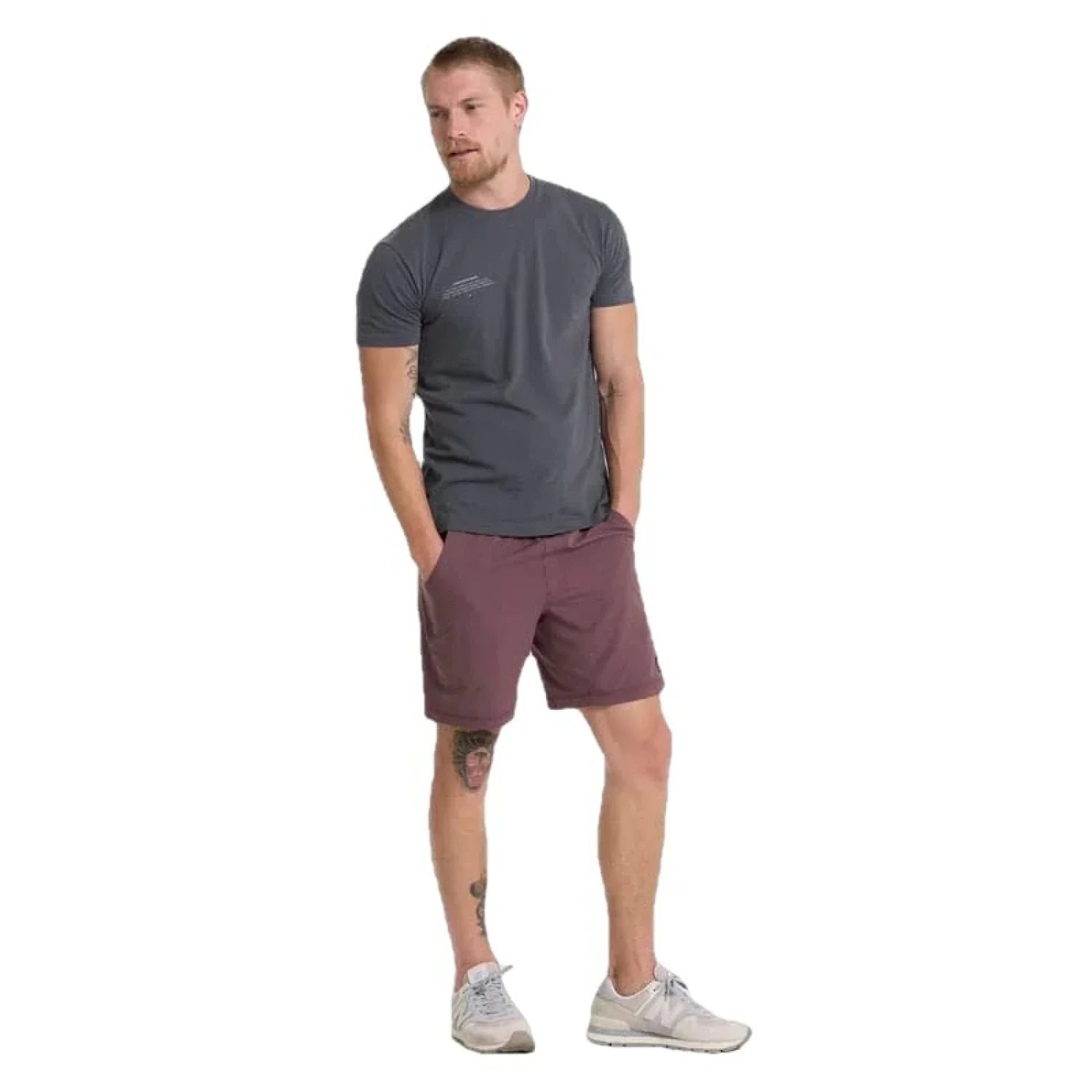 Vuori 01. MENS APPAREL - MENS SHORTS - MENS SHORTS ACTIVE Men's Kore Short CCL CHARCOAL