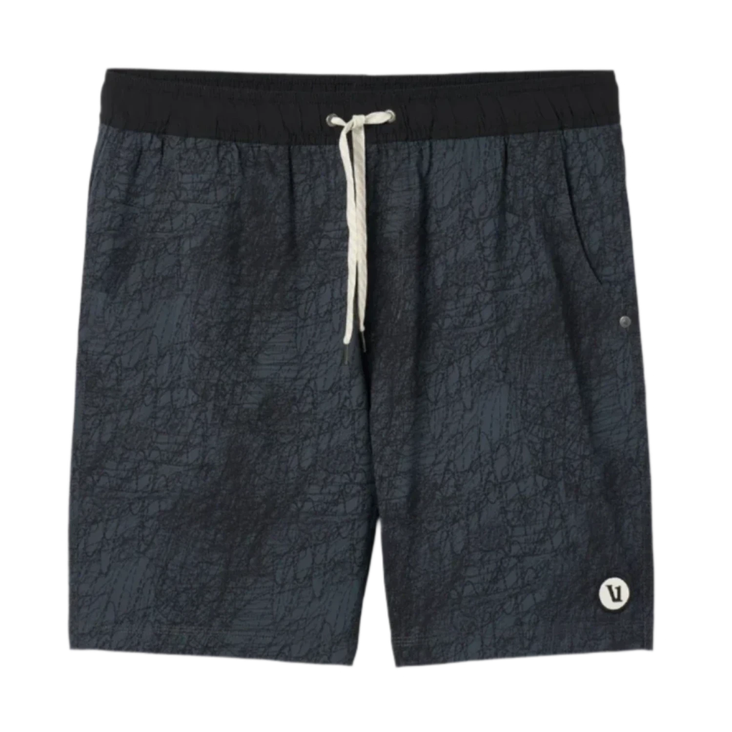 Vuori 01. MENS APPAREL - MENS SHORTS - MENS SHORTS ACTIVE Men's Kore Short CSE CHARCOAL SCRIBBLE