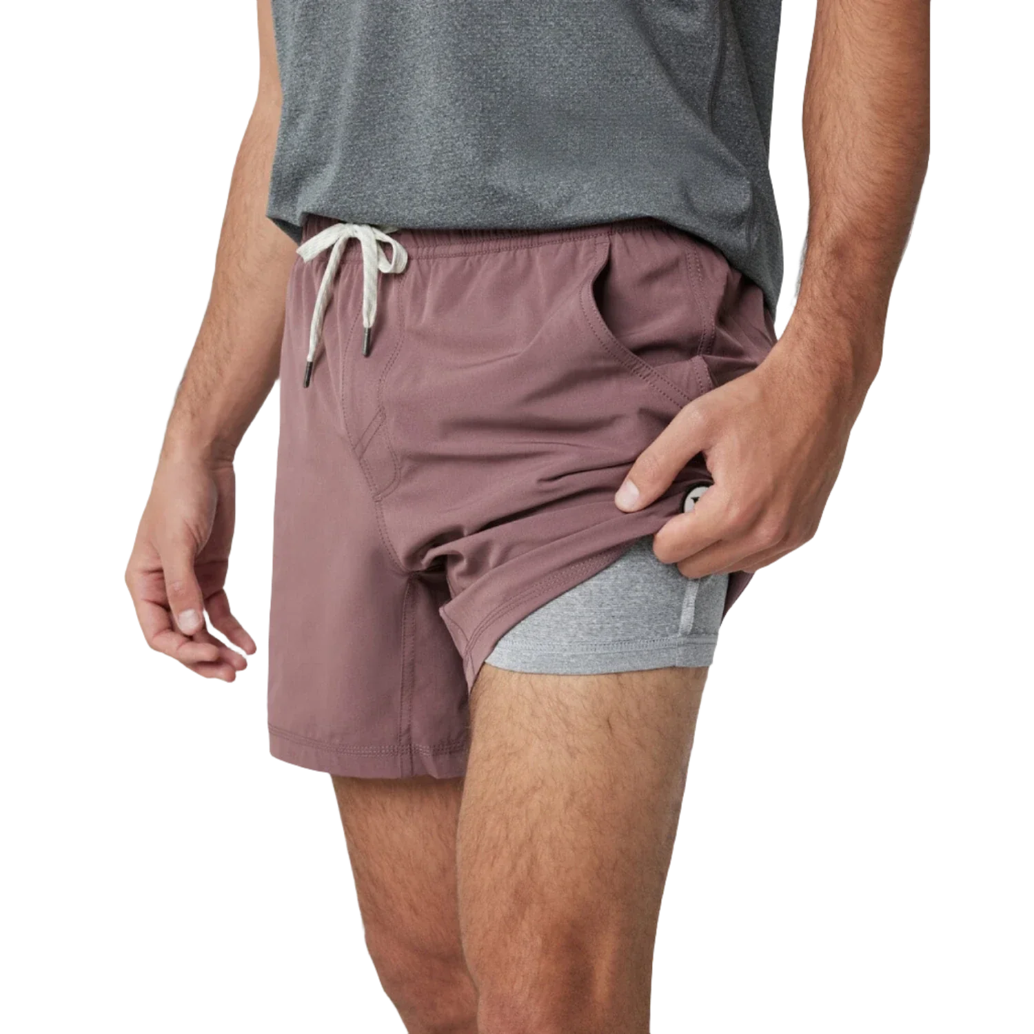 Vuori 01. MENS APPAREL - MENS SHORTS - MENS SHORTS ACTIVE Men's Kore Short - 5 in EBR ELDERBERRY