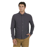 Vuori 01. MENS APPAREL - MENS LS SHIRTS - MENS LS BUTTON UP Men's Long Sleeve Ace Button Down CCL CHARCOAL