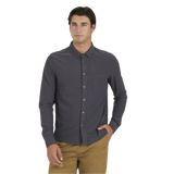 Vuori 01. MENS APPAREL - MENS LS SHIRTS - MENS LS BUTTON UP Men's Long Sleeve Ace Button Down CCL CHARCOAL