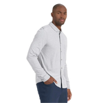 Vuori 01. MENS APPAREL - MENS LS SHIRTS - MENS LS BUTTON UP Men's Long Sleeve Ace Button Down LTG LIGHT GREY