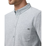 Vuori 01. MENS APPAREL - MENS LS SHIRTS - MENS LS BUTTON UP Men's Long Sleeve Ace Button Down LTG LIGHT GREY