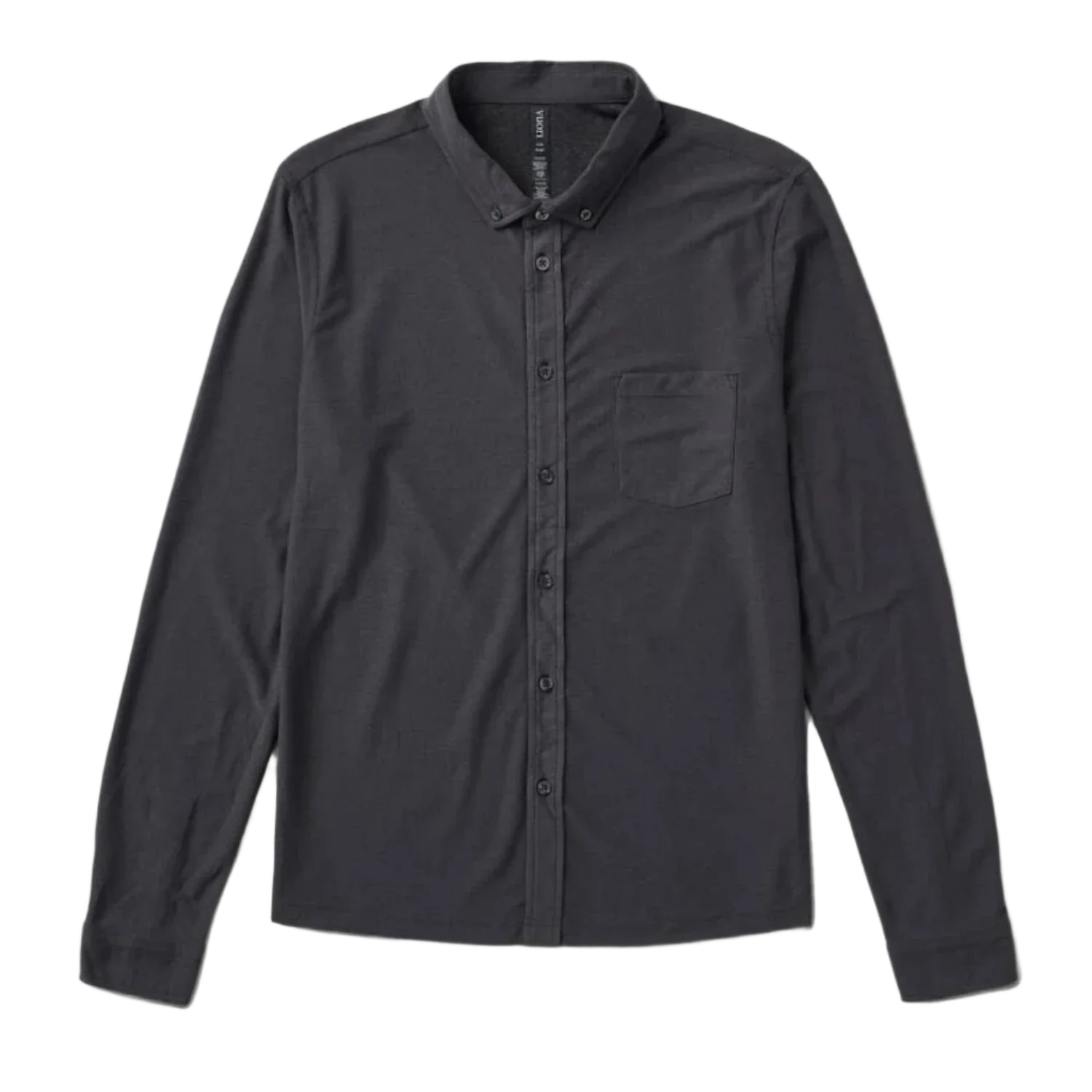 Vuori 01. MENS APPAREL - MENS LS SHIRTS - MENS LS BUTTON UP Men's Long Sleeve Ace Button Down CCL CHARCOAL