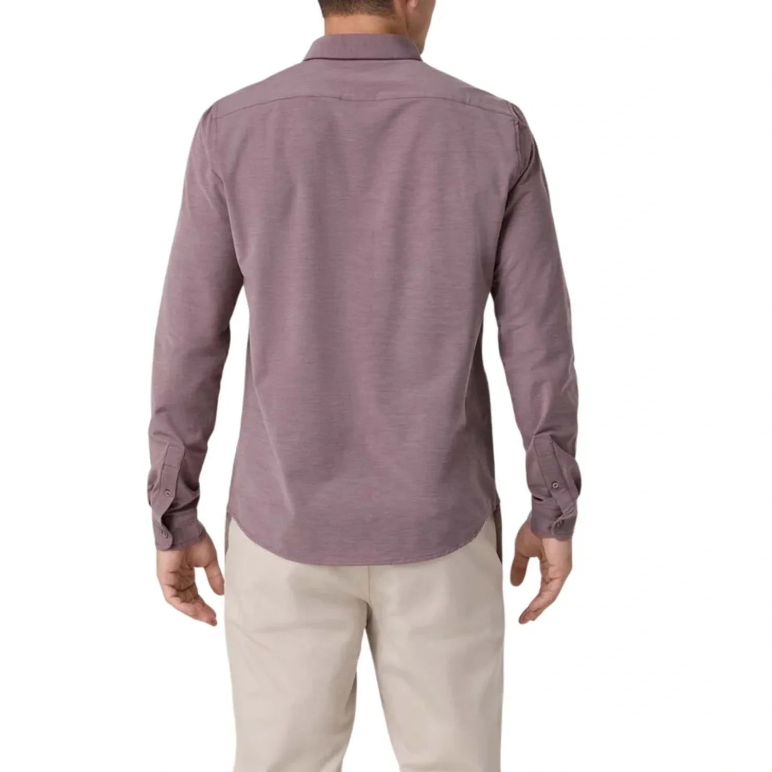 Long Sleeve Bridge Button Down — Men's Dusty PLUM / S