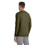 Vuori 01. MENS APPAREL - MENS LS SHIRTS - MENS LS CASUAL Men's Long Sleeve Ease Performance Henley HOR OREGANO HEATHER