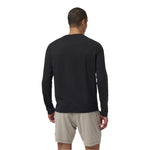 Vuori 01. MENS APPAREL - MENS LS SHIRTS - MENS LS CASUAL Men's Long Sleeve Ponto Performance Tee HBK BLACK HEATHER
