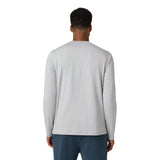 Vuori 01. MENS APPAREL - MENS LS SHIRTS - MENS LS CASUAL Men's Long Sleeve Ponto Performance Tee HFG FROST GREY HEATHER