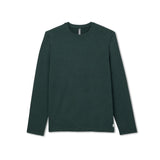 Vuori 01. MENS APPAREL - MENS LS SHIRTS - MENS LS CASUAL Men's Long Sleeve Ponto Performance Tee HEV EVERGREEN HEATHER