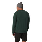 Vuori 01. MENS APPAREL - MENS LS SHIRTS - MENS LS CASUAL Men's Long Sleeve Ponto Performance Tee HEV EVERGREEN HEATHER