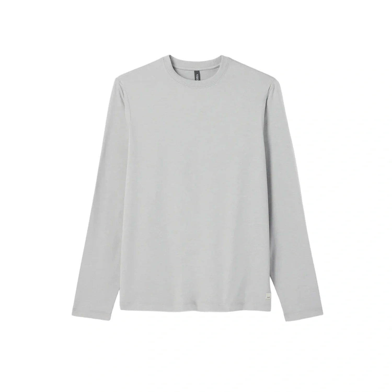 Vuori 01. MENS APPAREL - MENS LS SHIRTS - MENS LS CASUAL Men's Long Sleeve Ponto Performance Tee HFG FROST GREY HEATHER