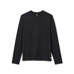 Vuori 01. MENS APPAREL - MENS LS SHIRTS - MENS LS CASUAL Men's Long Sleeve Ponto Performance Tee HBK BLACK HEATHER