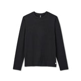 Vuori 01. MENS APPAREL - MENS LS SHIRTS - MENS LS CASUAL Men's Long Sleeve Ponto Performance Tee HBK BLACK HEATHER